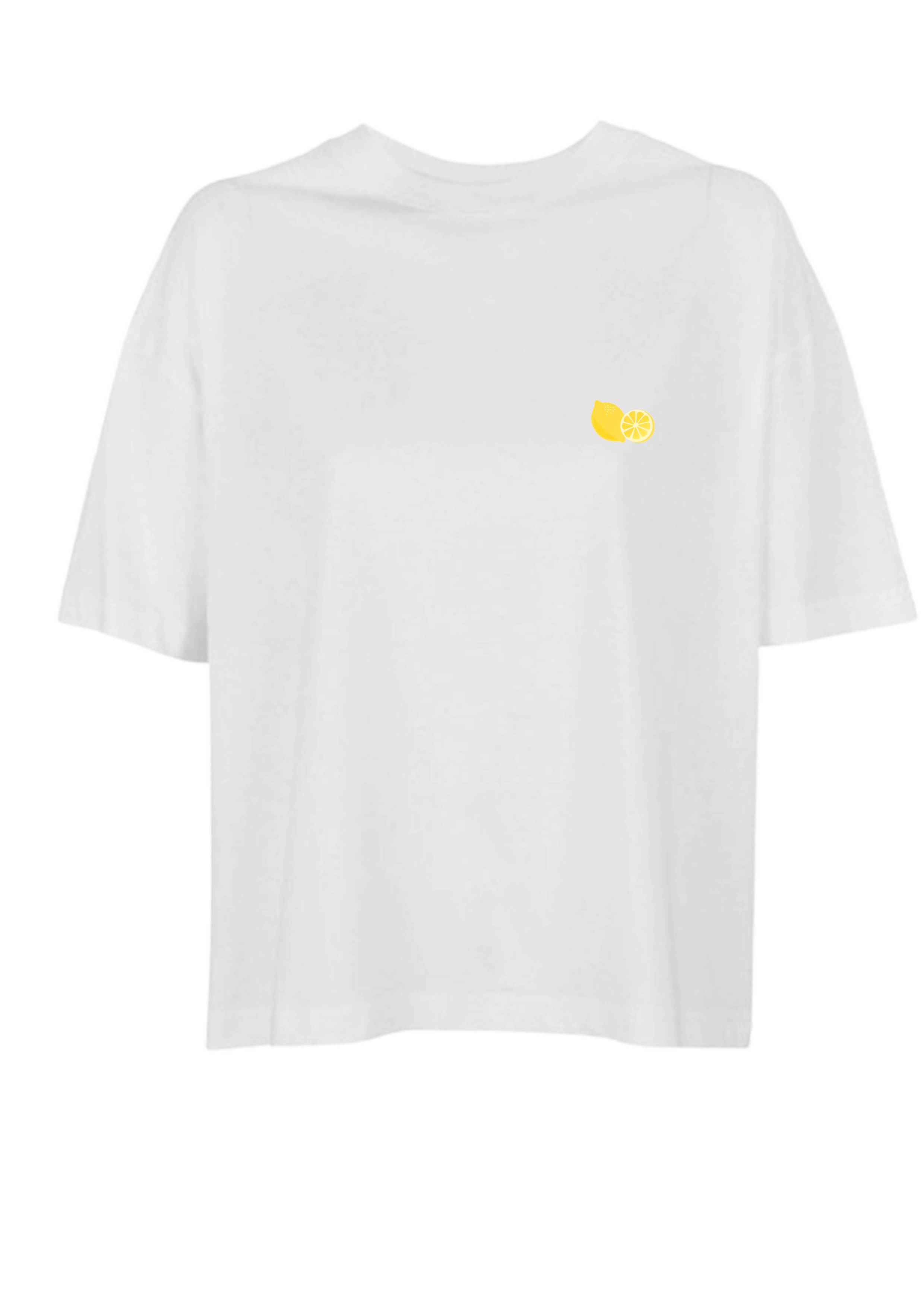 T-shirt femme CITRON - OVERSIZE