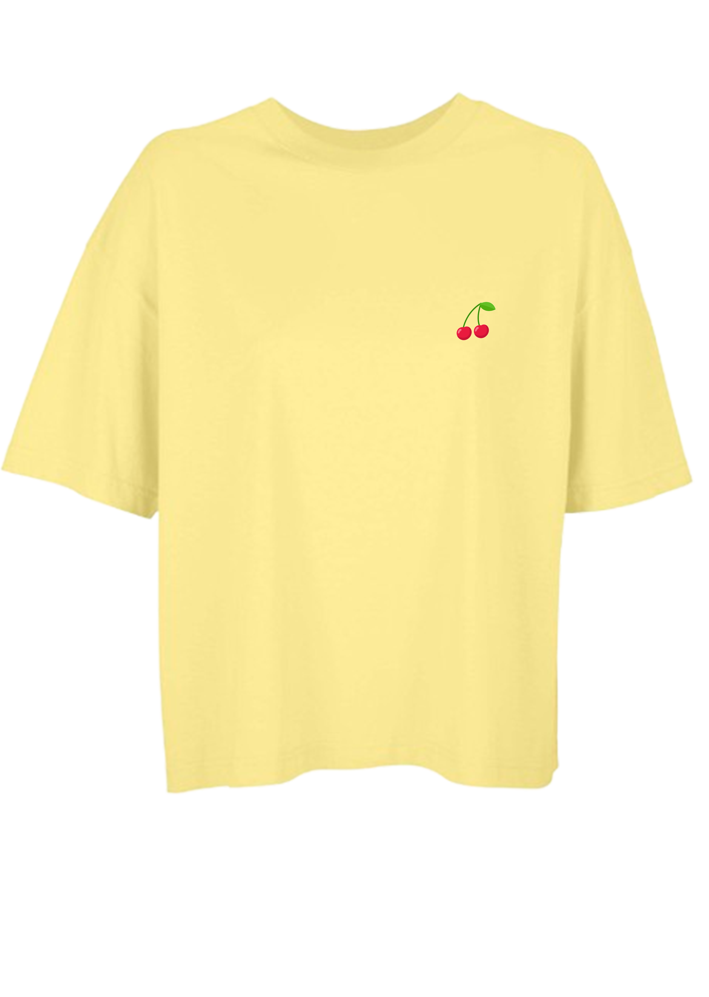 T-shirt femme CERISE - OVERSIZE