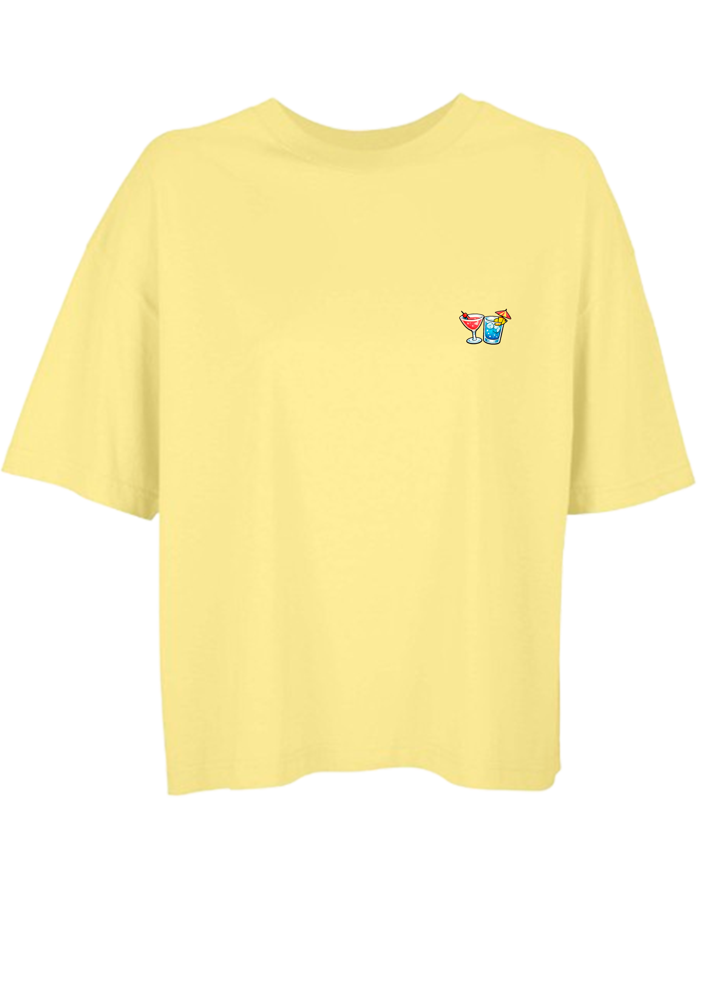 T-shirt femme COCKTAIL - OVERSIZE
