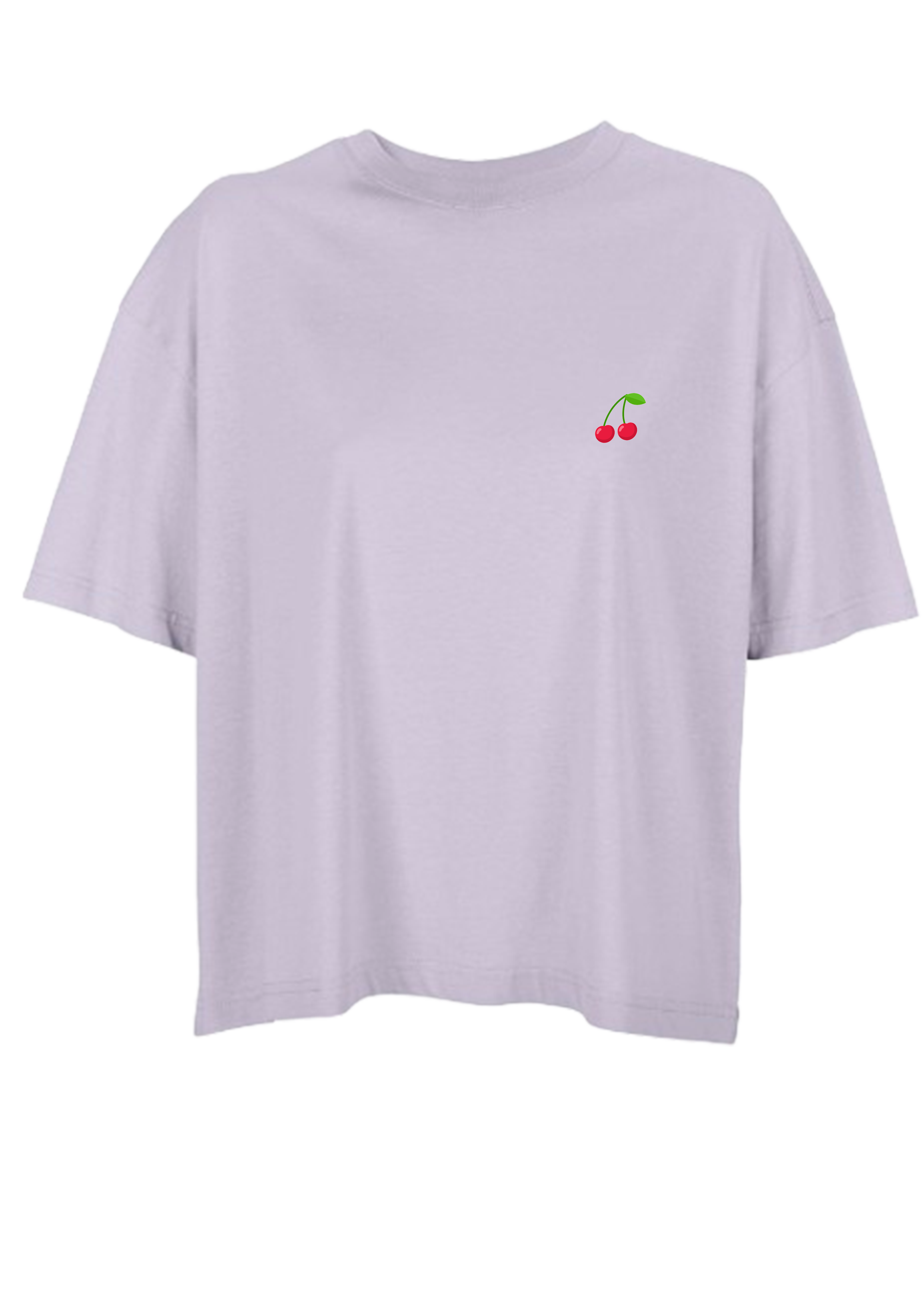 T-shirt femme CERISE - OVERSIZE