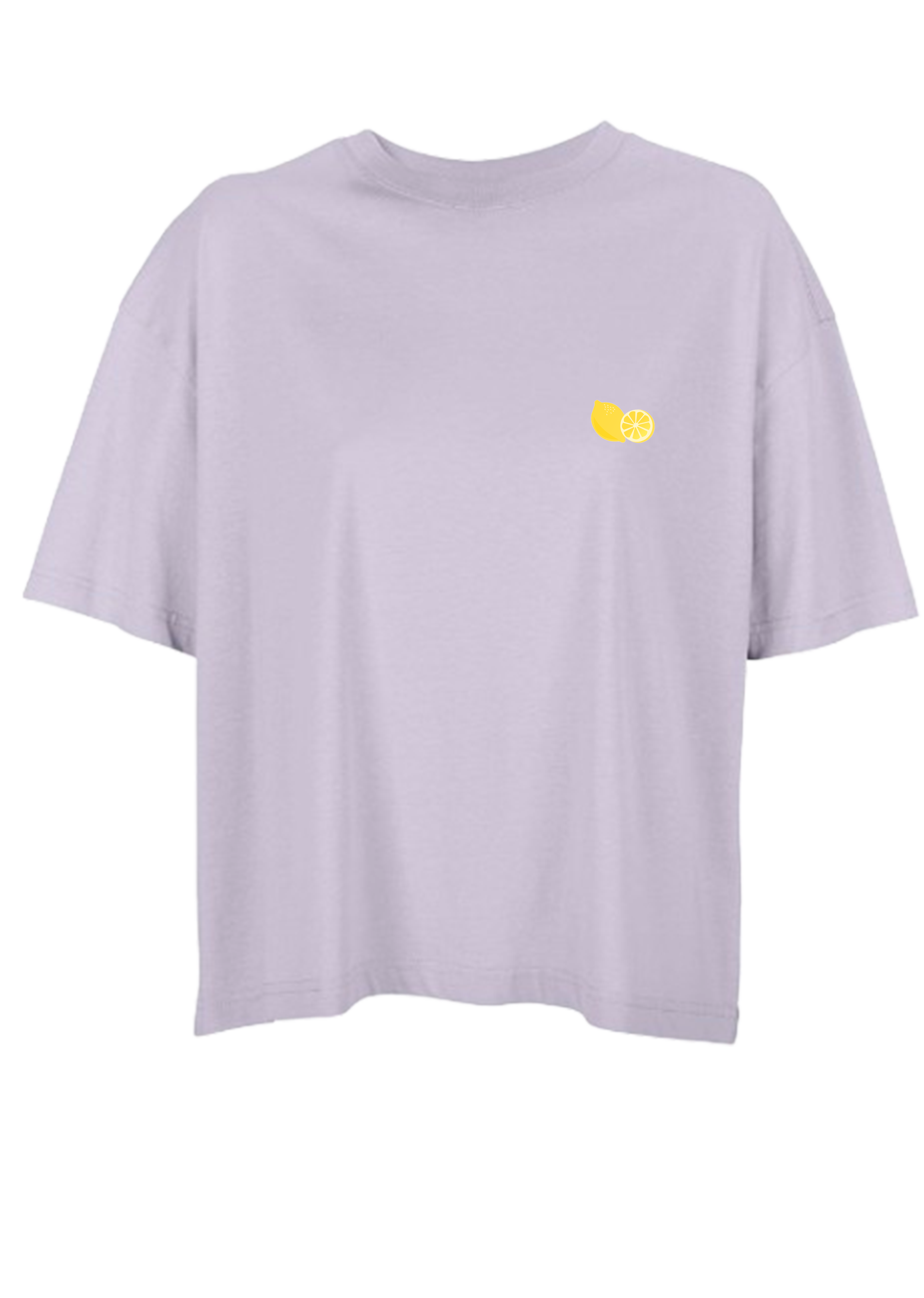 T-shirt femme CITRON - OVERSIZE