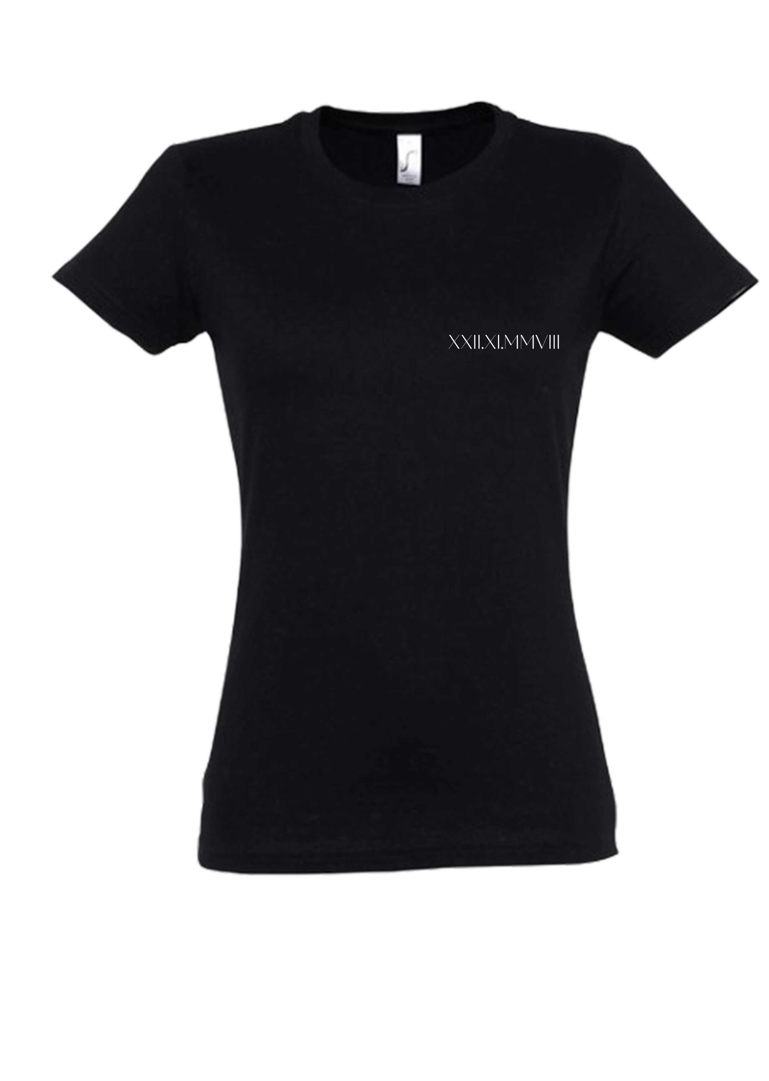 T-shirt femme CHIFFRE ROMAIN - PERSONNALISABLE