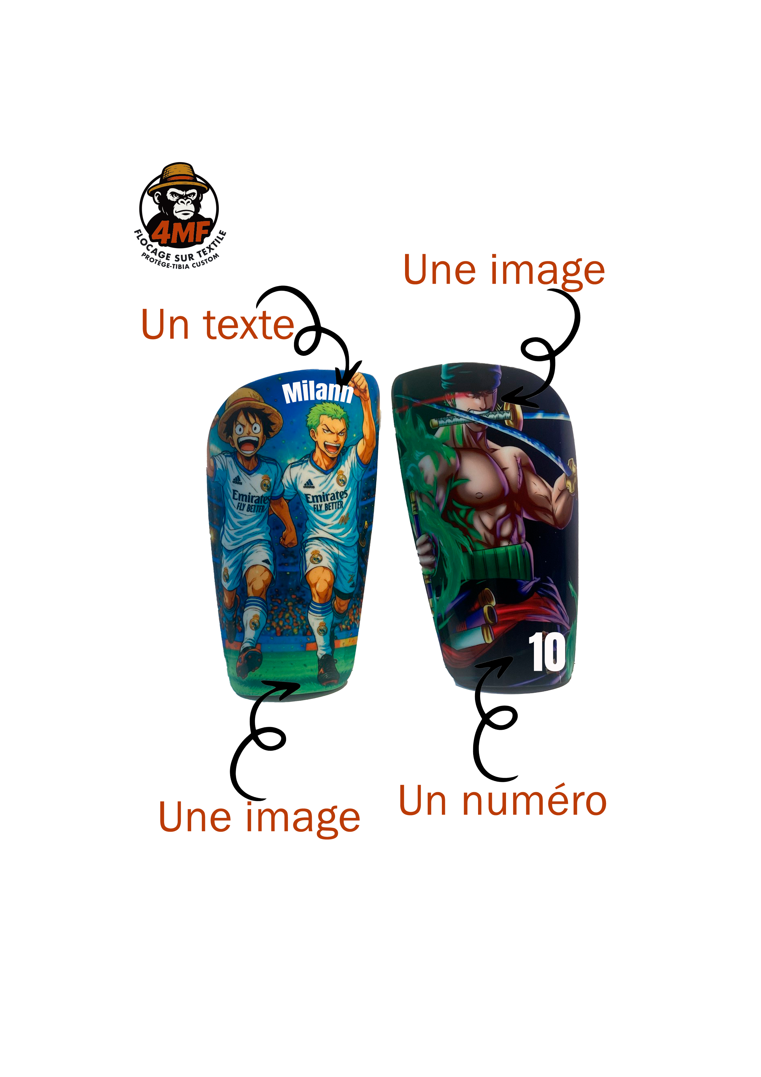 Protège-tibias personnalisable